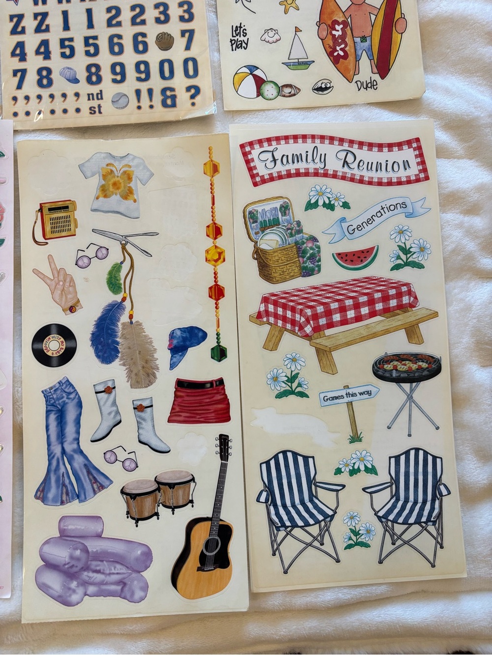 Vintage SandyLion Scrapbook Sticker Lot 2000-2004 - 14 new, 9 partial packages - Picture 11 of 14